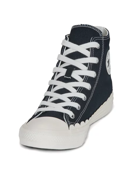 Členkové topánky Converse čierna