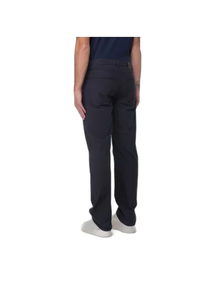 Spodnie Emporio Armani niebieskie