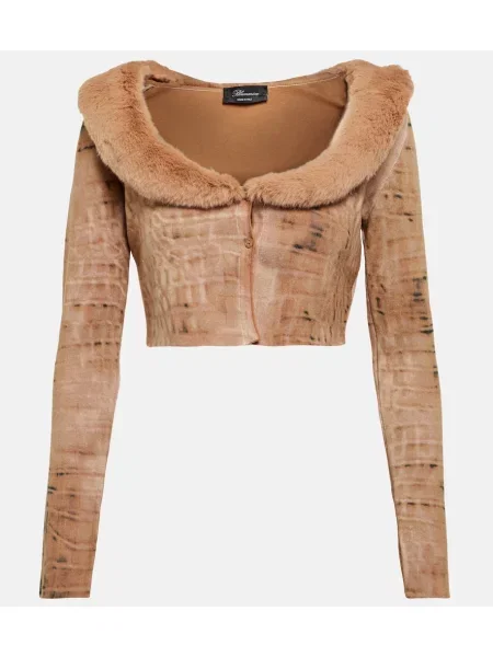 Cropp cardigan Blumarine maro