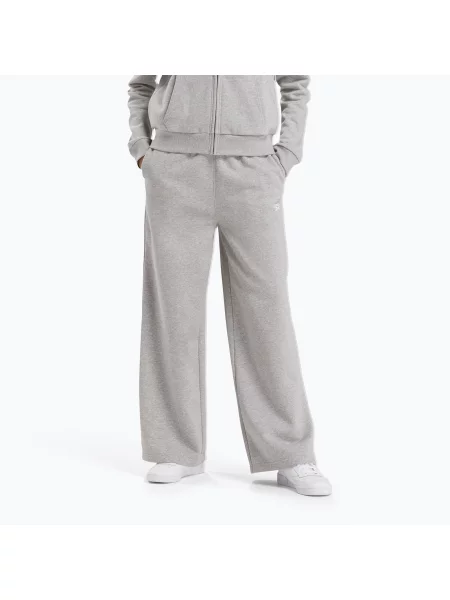Spodnie Reebok Identity Small Logo Fleece WIde Leg medium szare