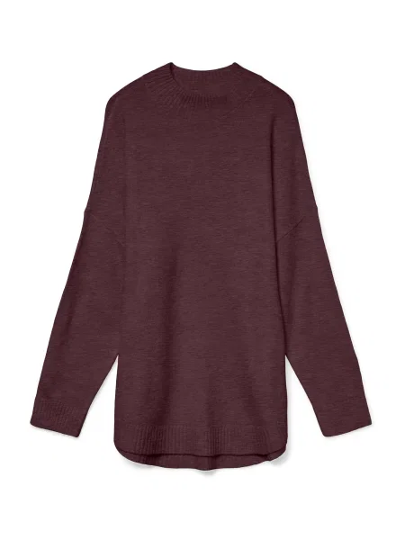 VERO MODA Pulover VMPlaza burgundy roșu