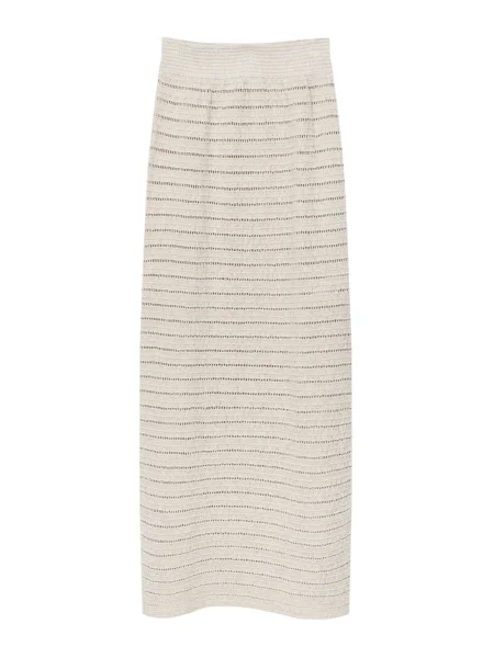 Pull&Bear Fustă murdar alb