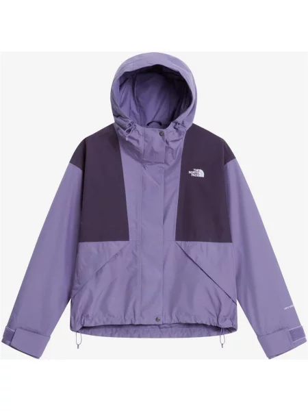 Kurtka z kapturem The North Face Reign On S fioletowa