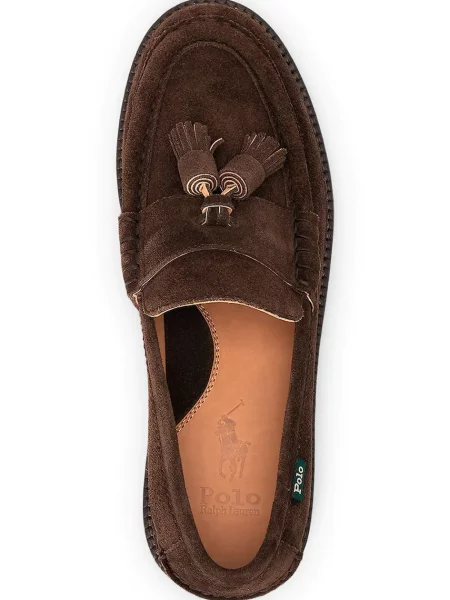 Замшевые мокасины Polo Ralph Lauren