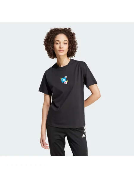Remoji Graphic T-Shirt czarna