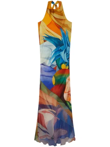 Rochie maxi Donde Esteban de costum portocaliu