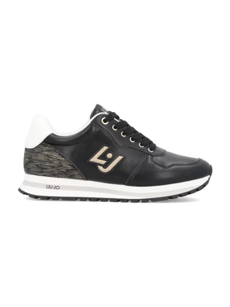 Sneakersy Liu Jo skórzane czarne