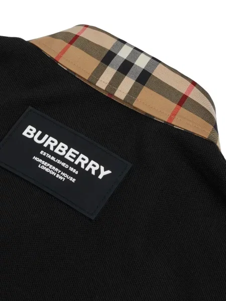 Koszulka polo dziecięca Burberry czarna