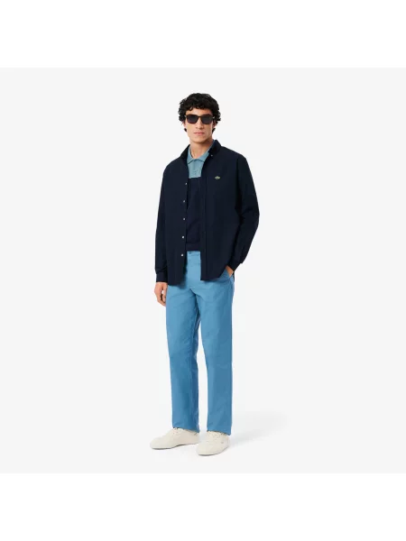 Lacoste Koszulka Polo Regular Fit Colour-Block niebieski