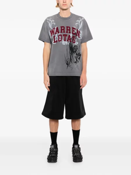 Tricou Warren Lotas cu imagine gri