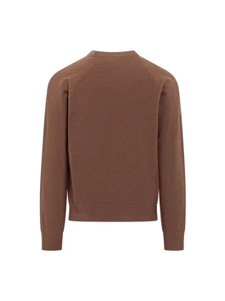 Sweter K-way wełniany brązowy