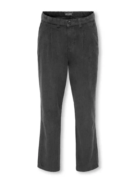 Only & Sons Junior Pantaloni OSJToby închis gri