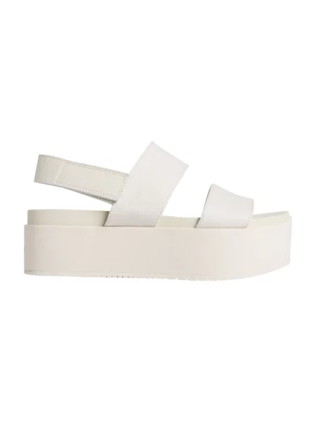 Jeansy Calvin Klein beżowe