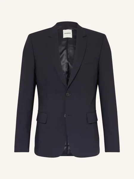 Sandro Marynarka Extra Slim Fit blau niebieska