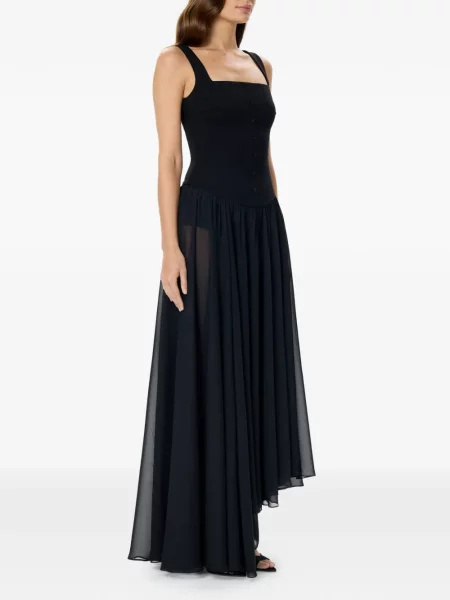 Rochie Post Meridiem asimetrică de costum negru