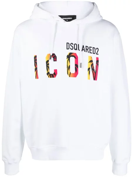 Hanorac cu glugă Dsquared2 cu glugă cu imagine