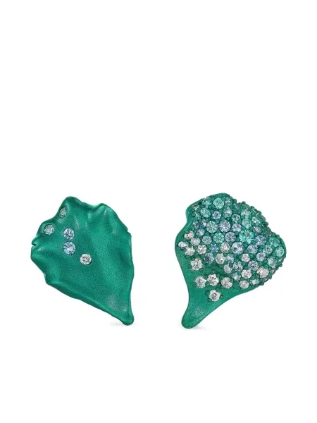 Обеци Anabela Chan камъни синьо