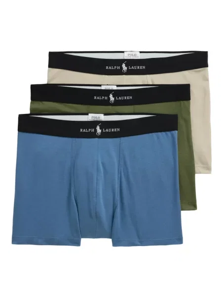 Kožne klasične kupaće gaće Polo Ralph Lauren s vezom smeđa
