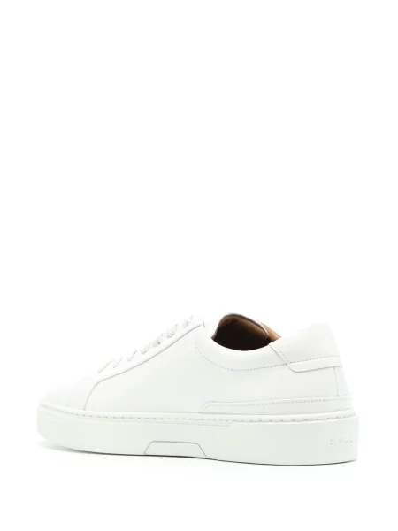Δερμάτινα sneakers Boss λευκό