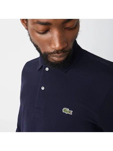 Lacoste поло синє