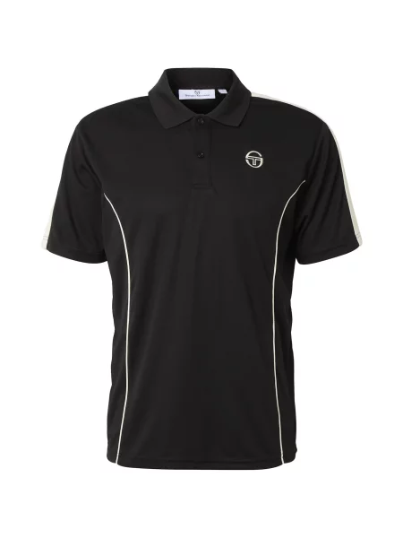 Sergio Tacchini Tricou Egeo negru alb