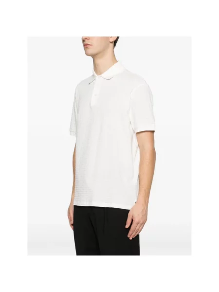 Koszulka polo Emporio Armani biała