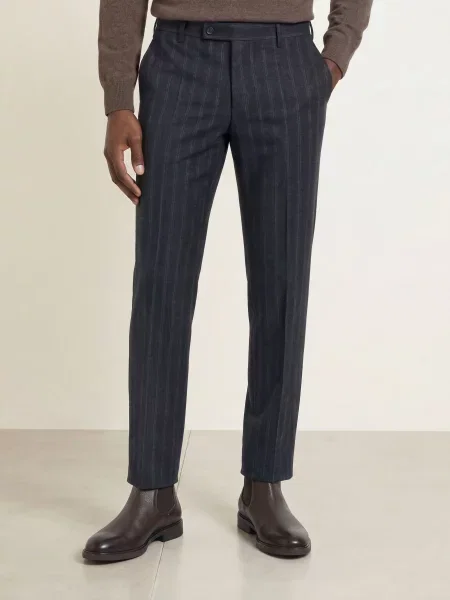 Baldessarini Oblekové Kalhoty Střih Slim Fit night sky