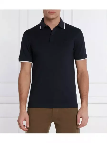 BOSS ORANGE Polo Passertip | pique portocaliu