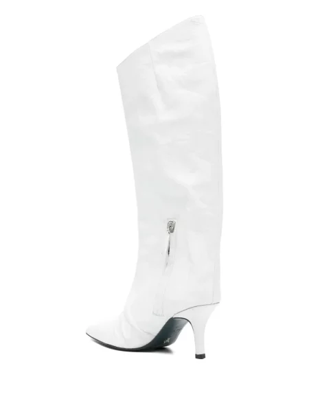 Botine Patrizia Pepe alb