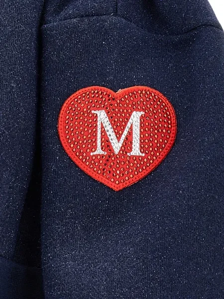 Bluza z kapturem dziecięca Monnalisa niebieska