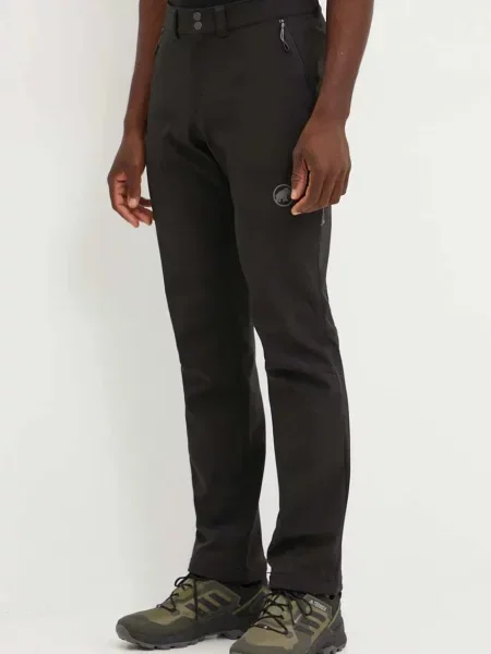 Mammut pantaloni sport Runbold Winter barbati drept negru
