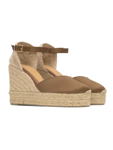 Espadryle Castaner brązowe