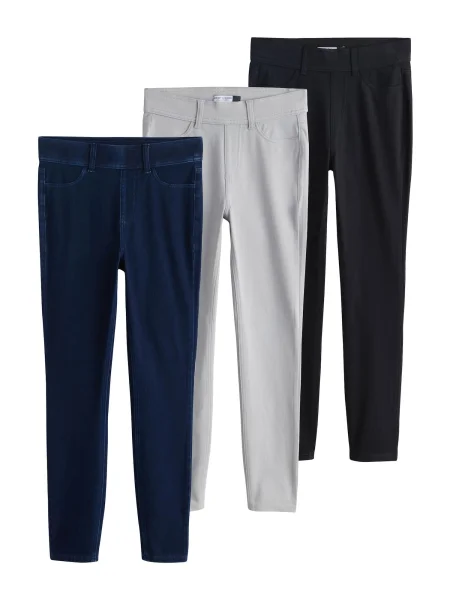 Next Jeggings albastru denim / gri denim / denim negru