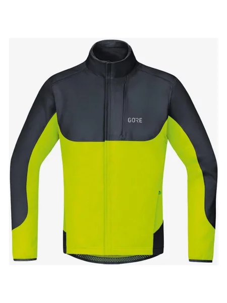Kurtka Gore Wear C5 Thermo Trail GORE WINDSTOPPER w kolorze czarnym neonowożółtym S czarna