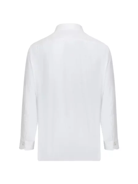 Cămașă Tom Ford de mătase alb