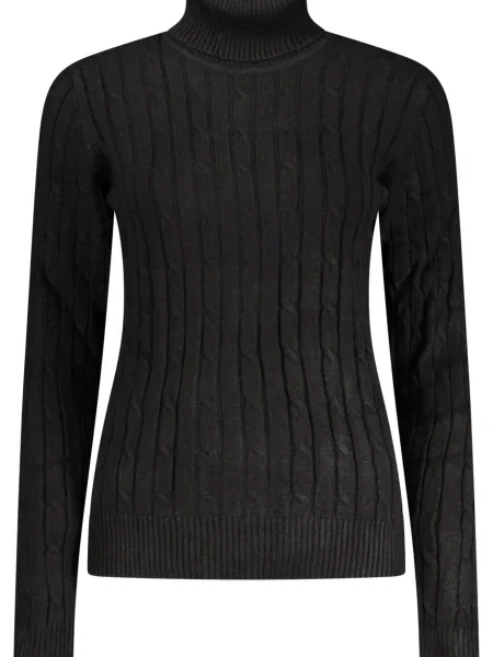 Pulover Norway 1963 cu guler înalt negru