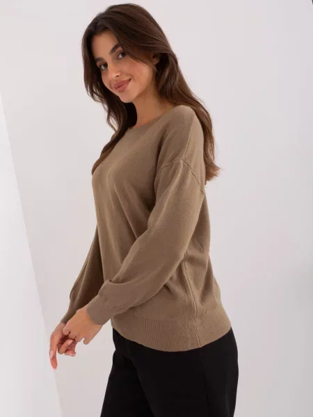 Pulover Fashionhunters maro