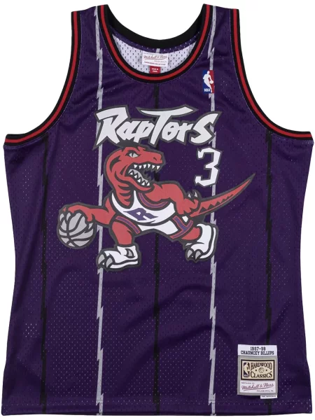 Cămașă Mitchell & Ness din jerseu violet