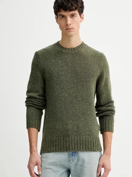 Pulover z dodatkom volne Marc O'Polo zelena