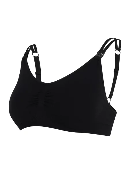 Lindex Maternity Sutiene alăptare negru alb