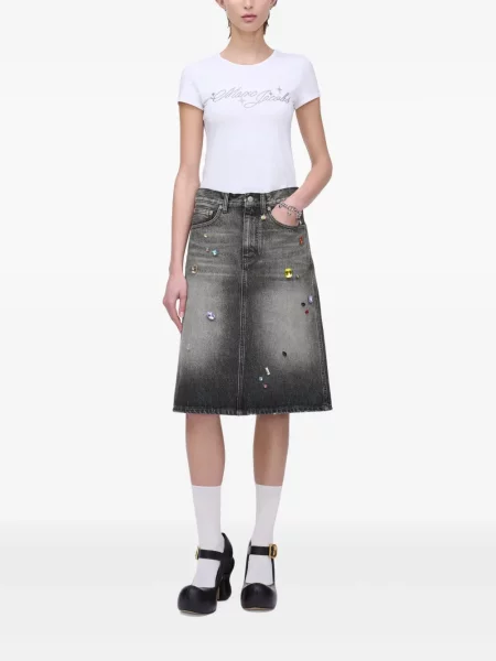 Fustă Marc Jacobs gri