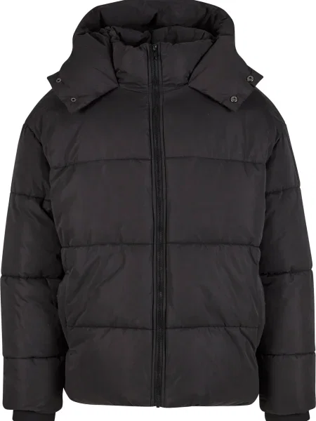 Urban Classics Geacă de primăvară-toamnă negru