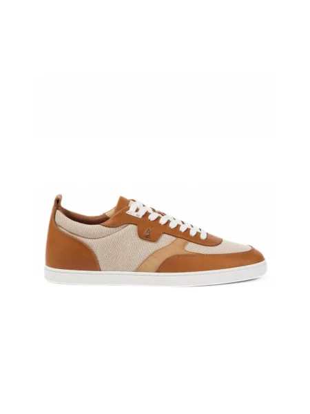 Sneakersy Christian Louboutin brązowe