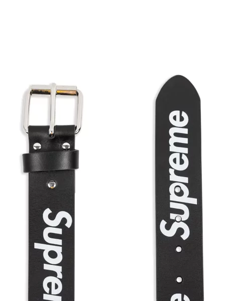 SUPREME レザー ベルト 53-12-161 Pasek Supreme z paskiem czarny | Shopsy