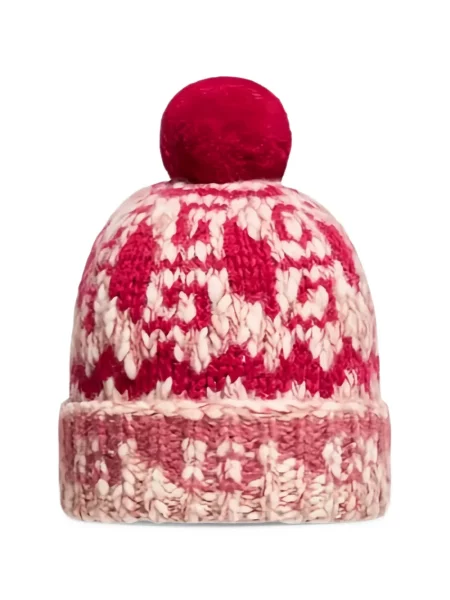 Czapka dziecięca Moncler Grenoble czerwona