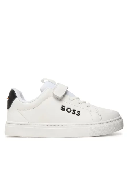 Sneakersy BOSS białe
