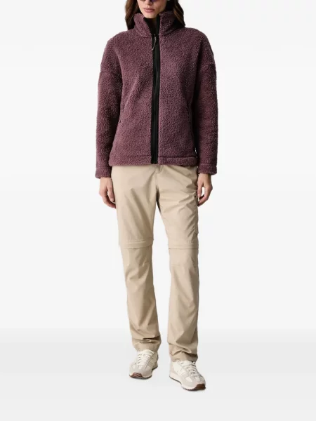 Fleecová mikina Jack Wolfskin fialová