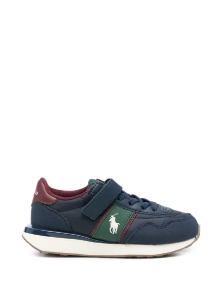 Sneakersy dziecięce Polo Ralph Lauren niebieskie