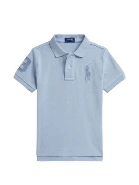 Koszulka polo dziecięca Polo Ralph Lauren niebieska