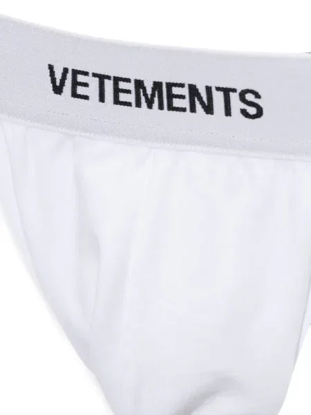 Șosete Vetements cu autograf alb